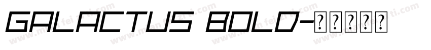 Galactus Bold字体转换